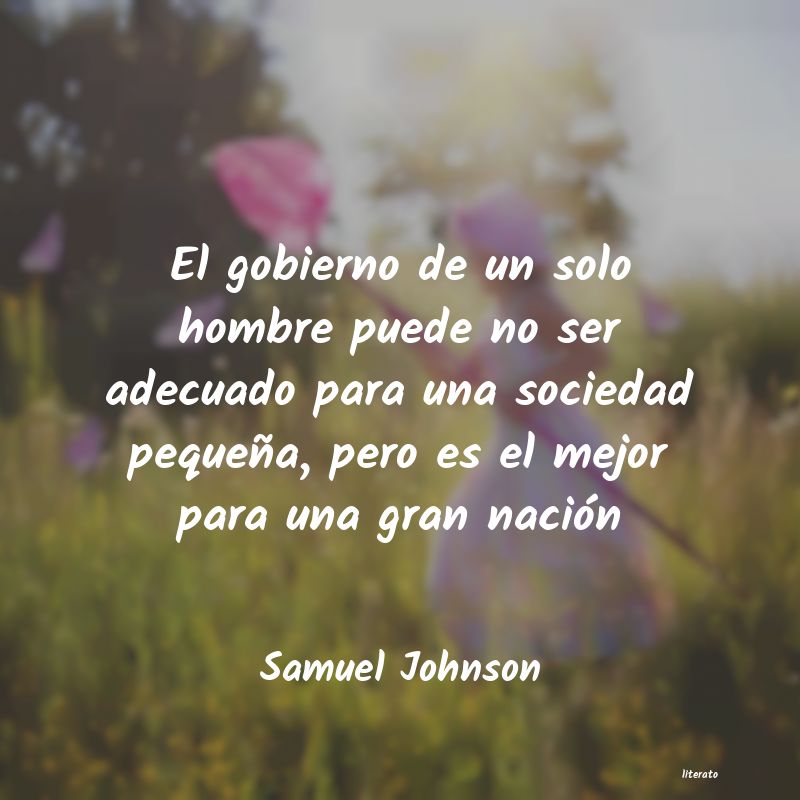 Frases de Samuel Johnson