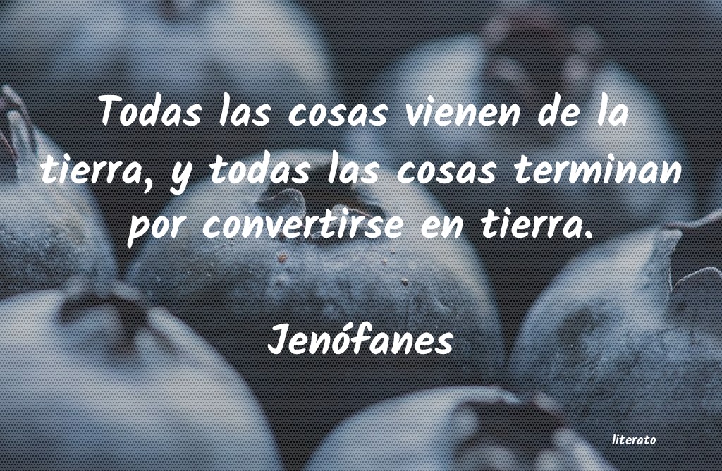 Frases de Jenófanes