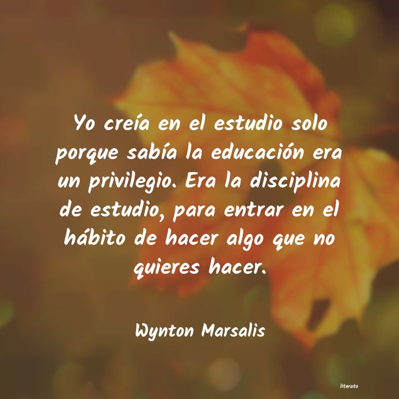 frases de Wynton Marsalis
