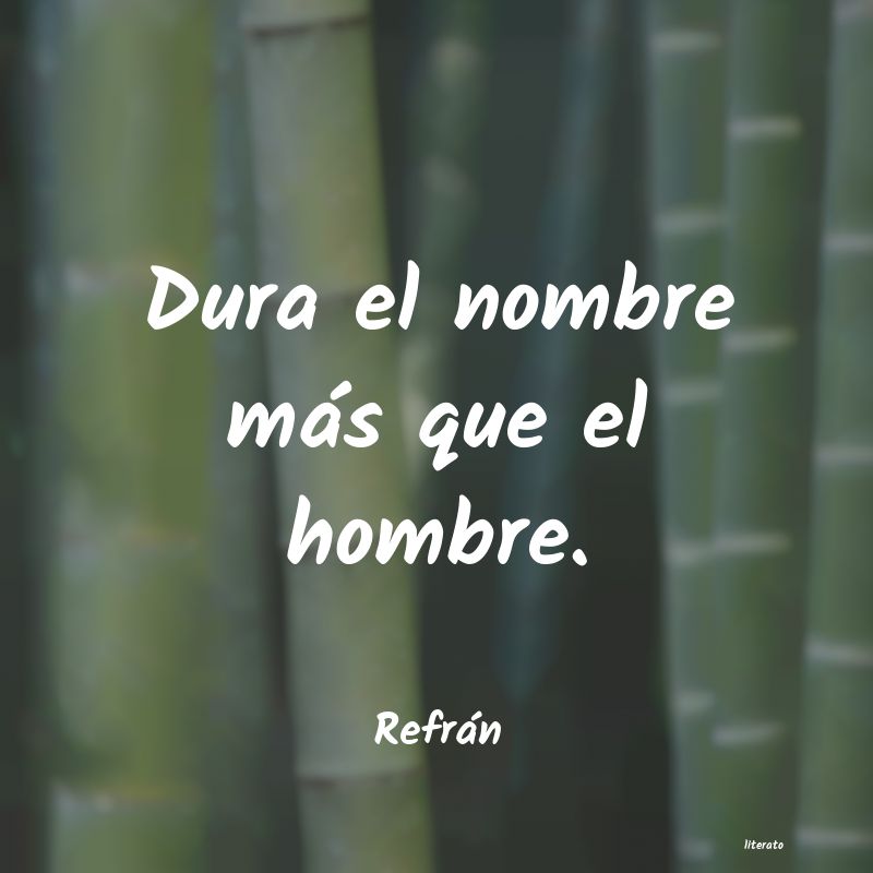 frases de Refrán