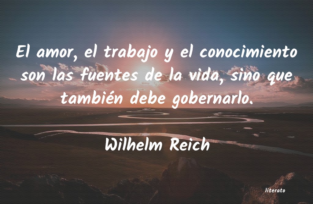 Frases de Wilhelm Reich