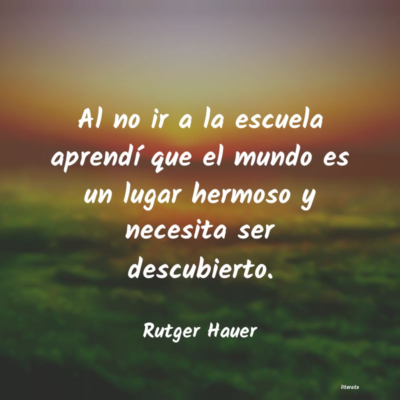 Frases de Rutger Hauer