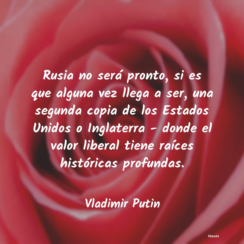 Frases de Vladimir Putin