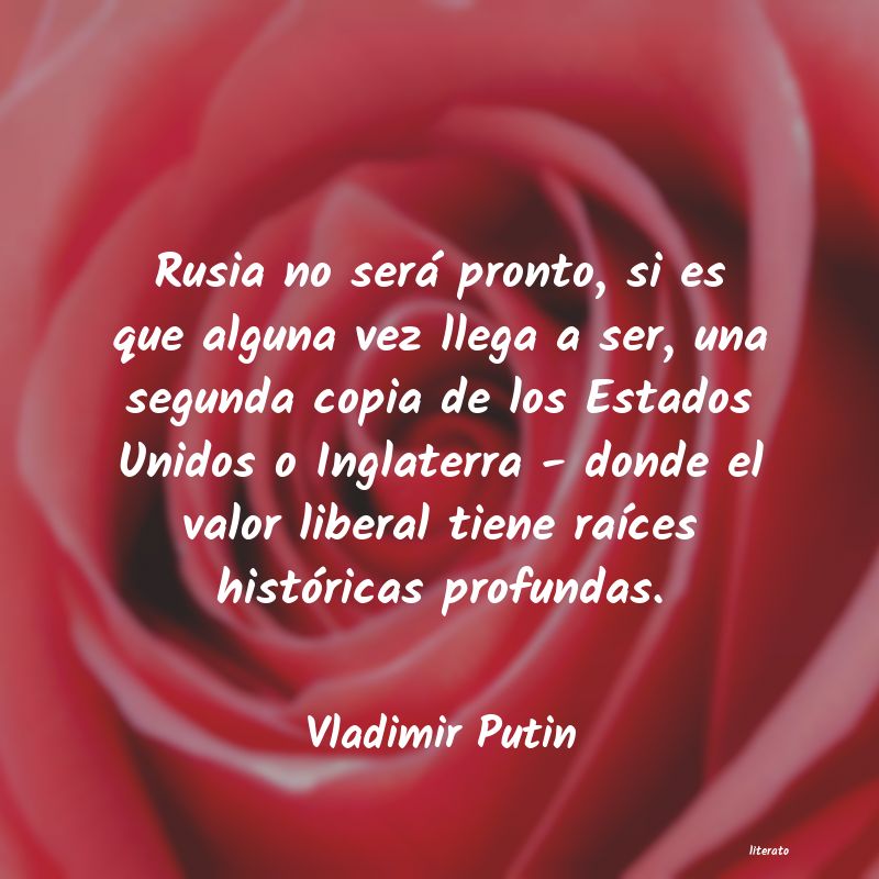 frases de Vladimir Putin