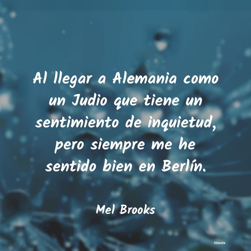 frases de Mel Brooks