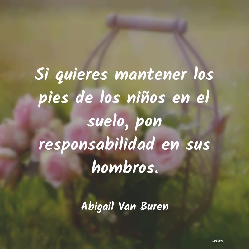 Frases de Abigail Van Buren