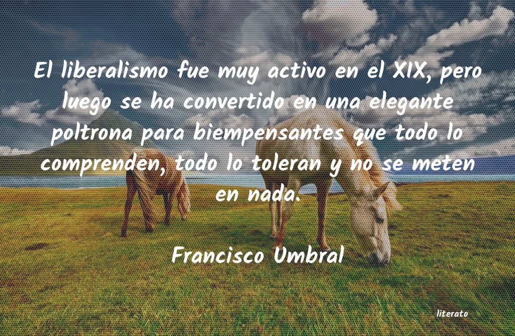 frases de Francisco Umbral
