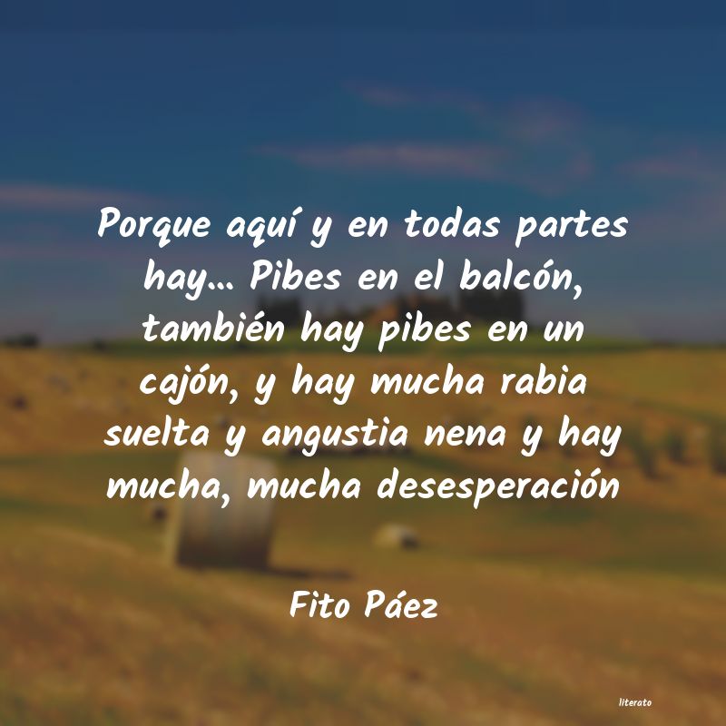 Frases de Fito Páez