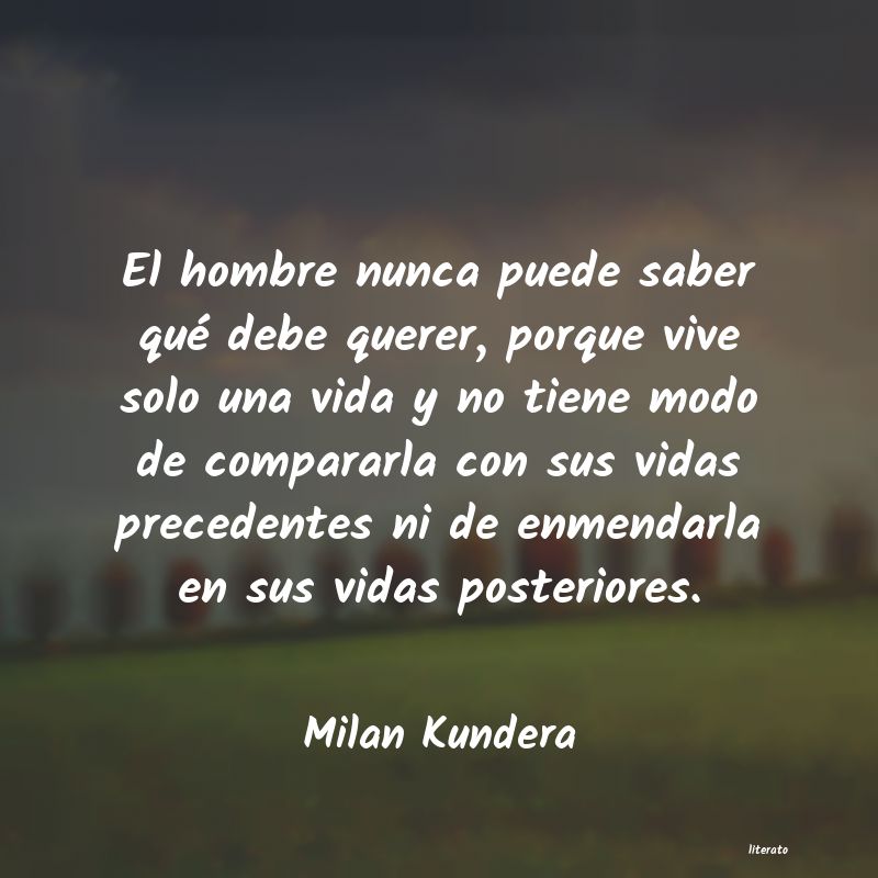 Frases de Milan Kundera