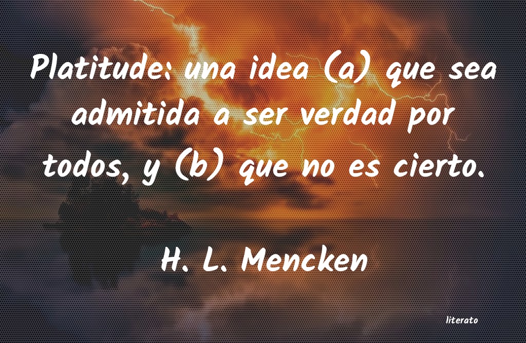 frases de H. L. Mencken