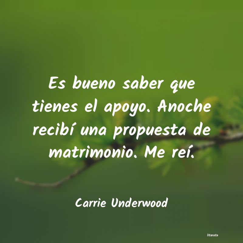 Frases de Carrie Underwood