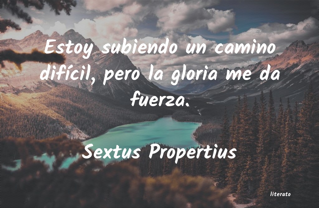 Frases de Sextus Propertius