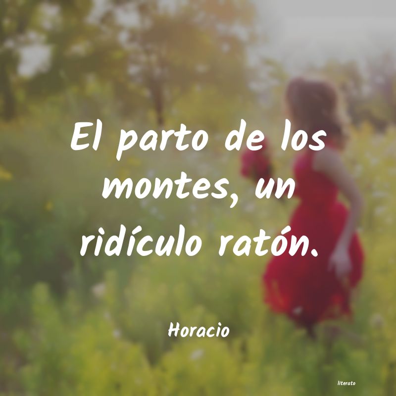 frases de Horacio