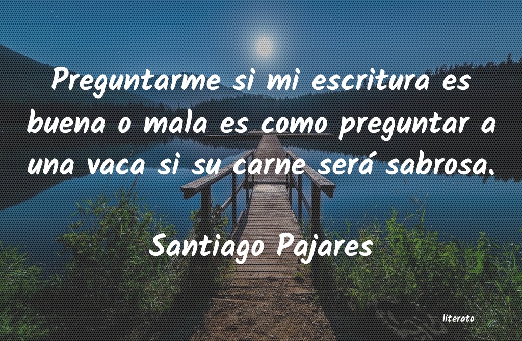 frases de Santiago Pajares