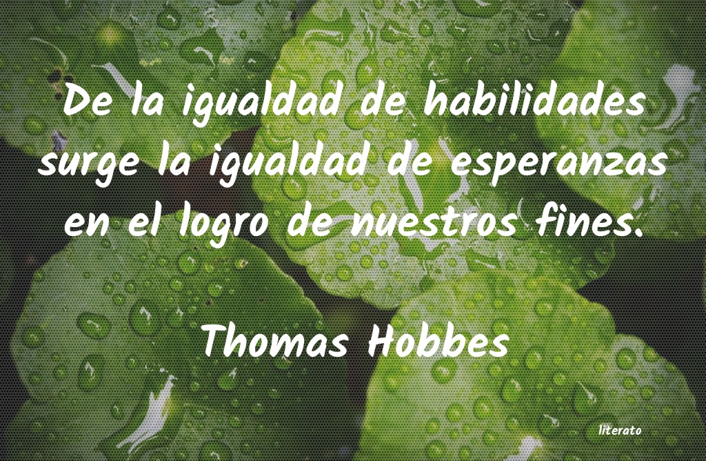 Frases de Thomas Hobbes