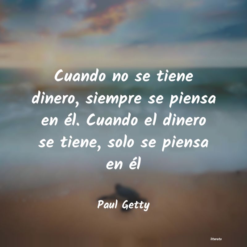 frases de Paul Getty