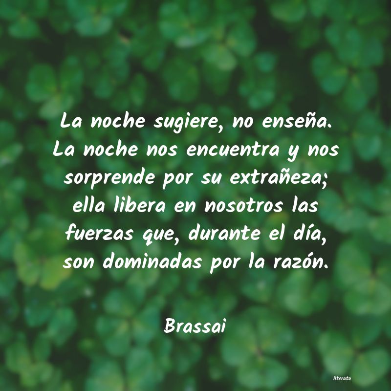 Frases de Brassai