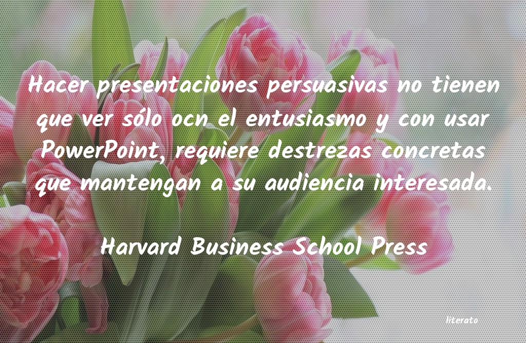 Frases de Harvard Business School Press