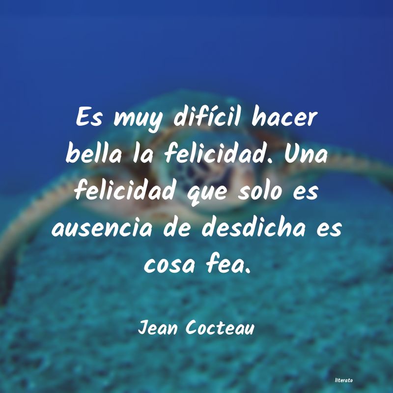frases de Jean Cocteau