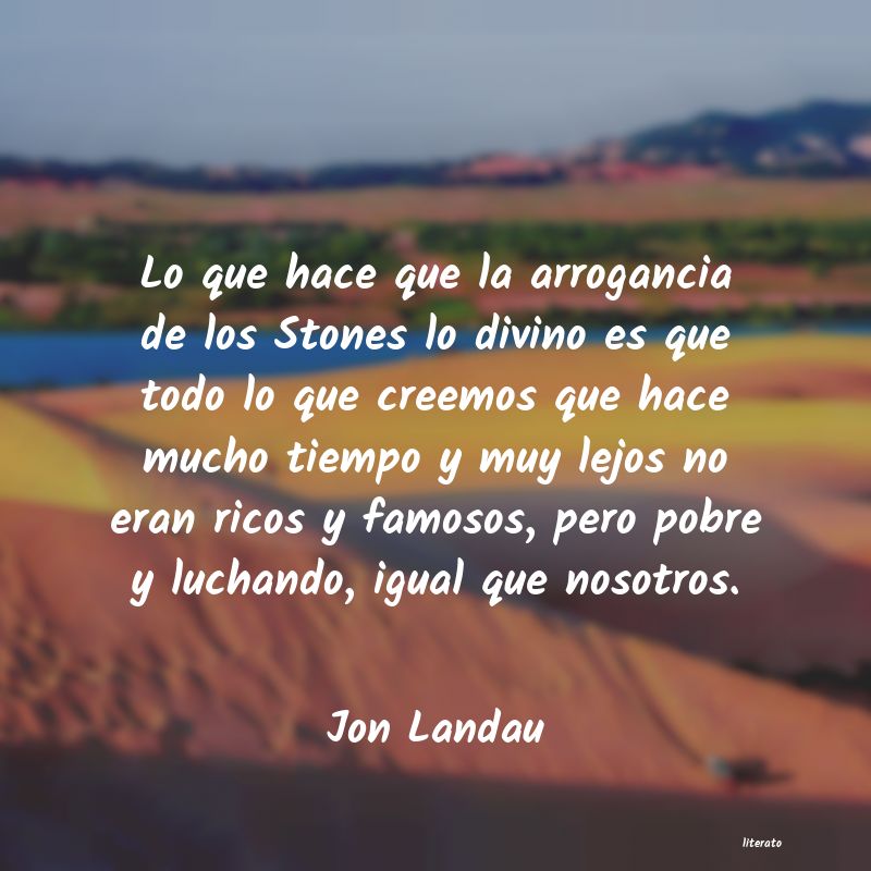 frases de Jon Landau