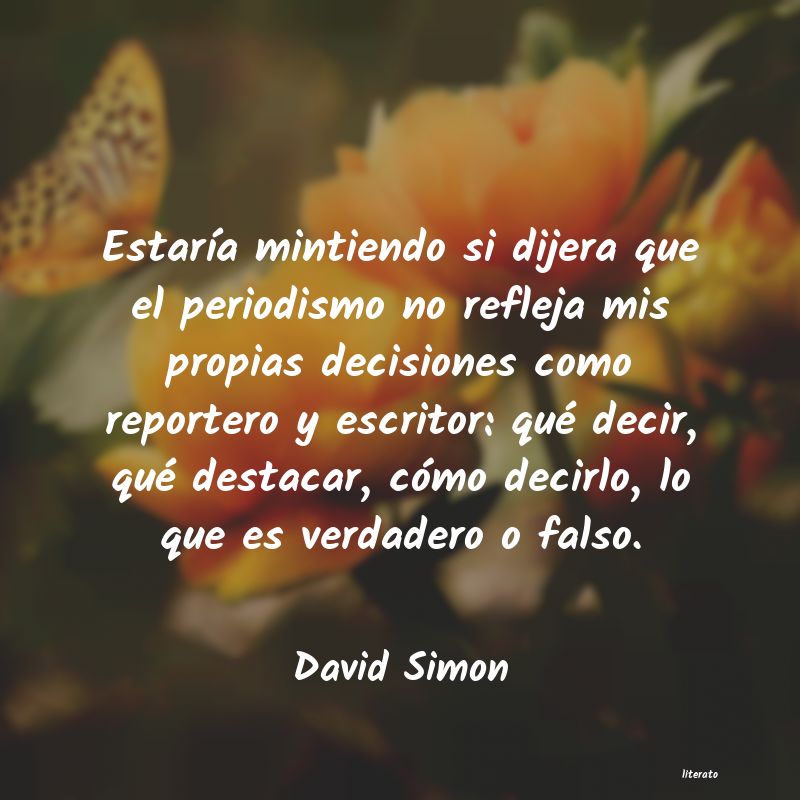 Frases de David Simon