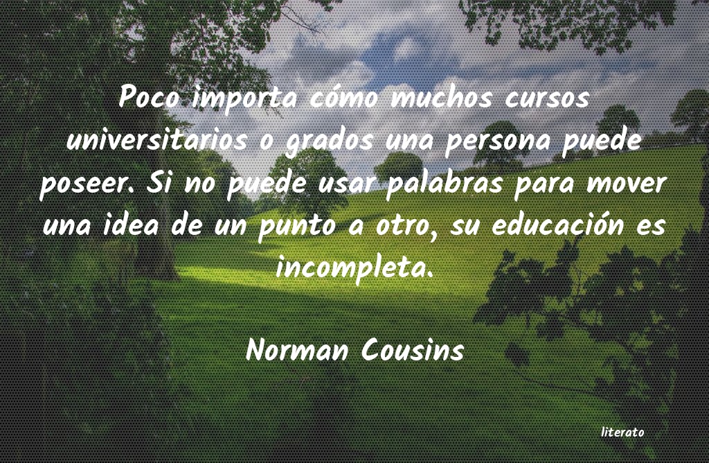 frases de Norman Cousins