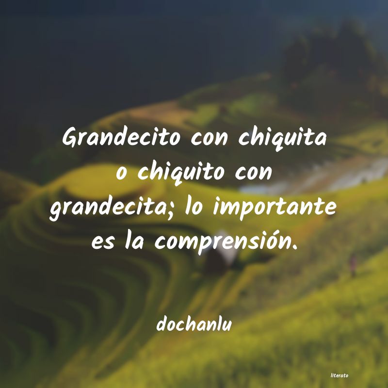 Frases de dochanlu