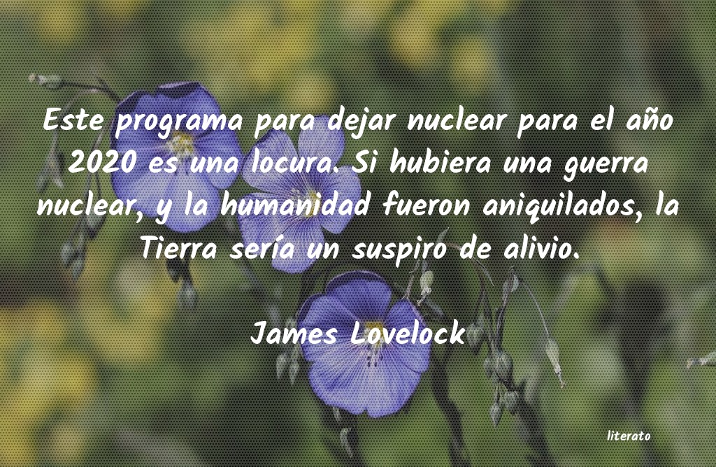frases de James Lovelock