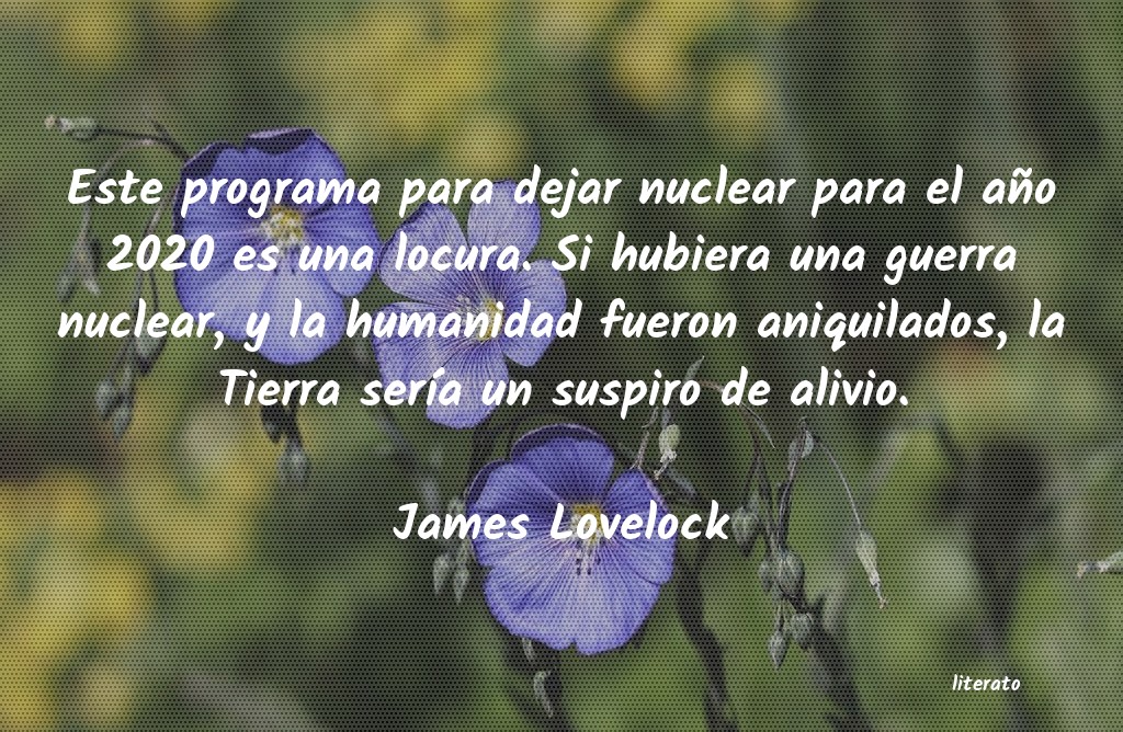 Frases de James Lovelock