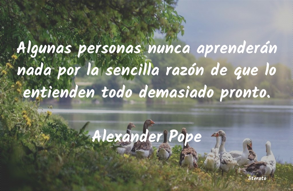 Frases de Alexander Pope