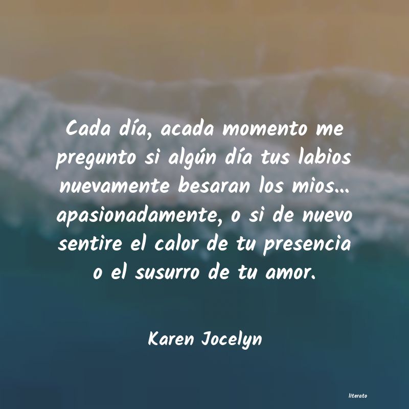 Frases de Karen Jocelyn