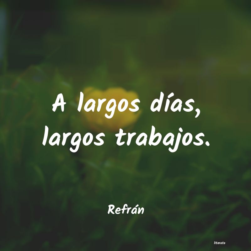 Frases de Refrán