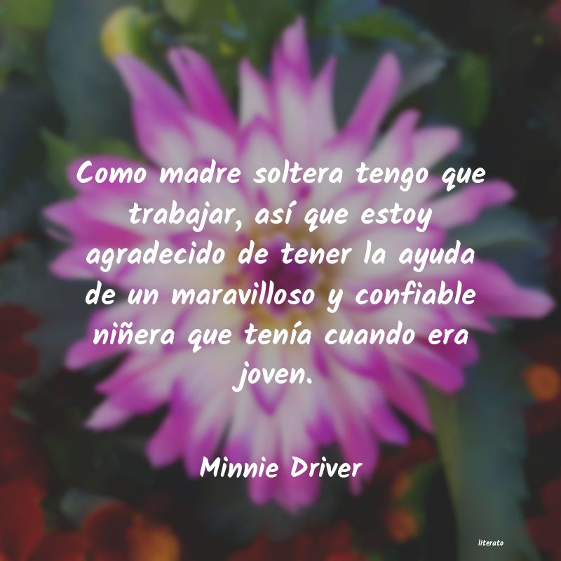 frases de Minnie Driver