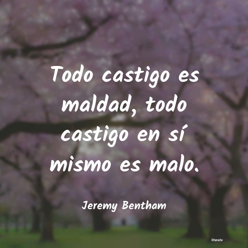 Frases de Jeremy Bentham