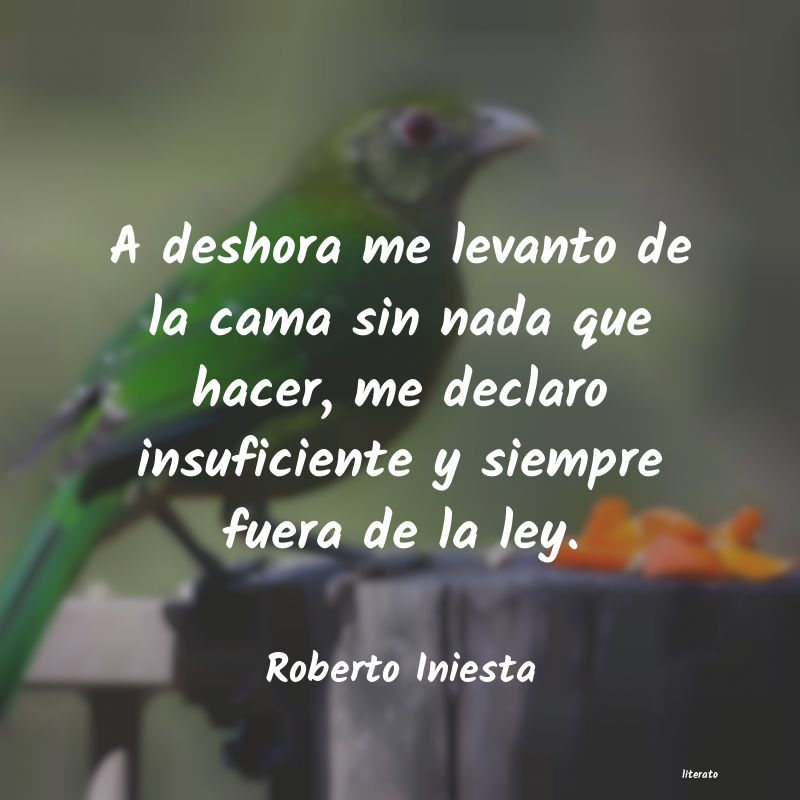 frases de Roberto Iniesta