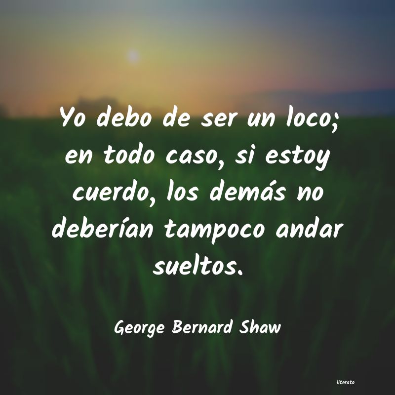 frases de George Bernard Shaw