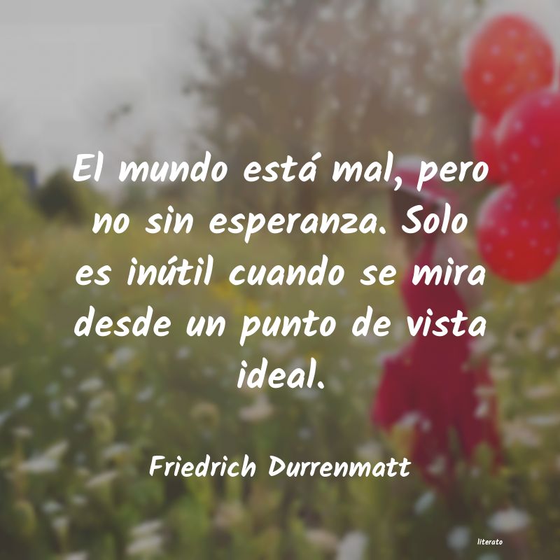 frases de Friedrich Durrenmatt