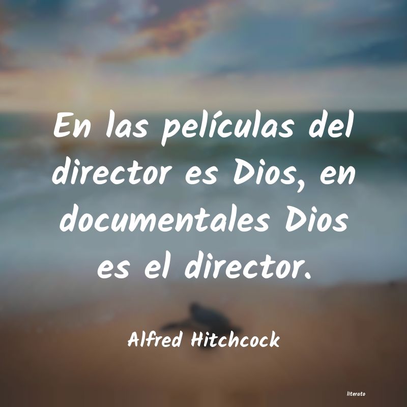 frases de Alfred Hitchcock