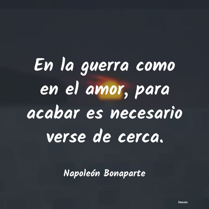 Frases de Napoleón Bonaparte