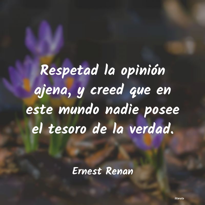 Frases de Ernest Renan