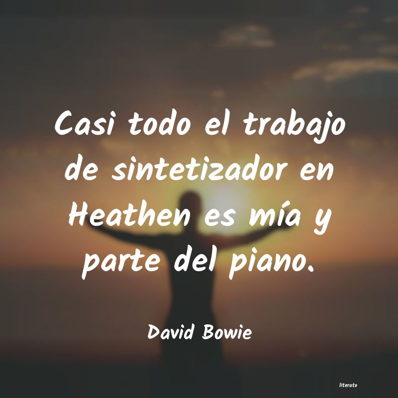 frases de David Bowie