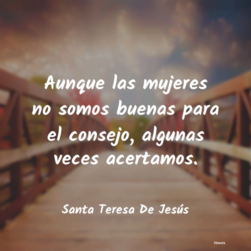 Frases de Santa Teresa De Jesús