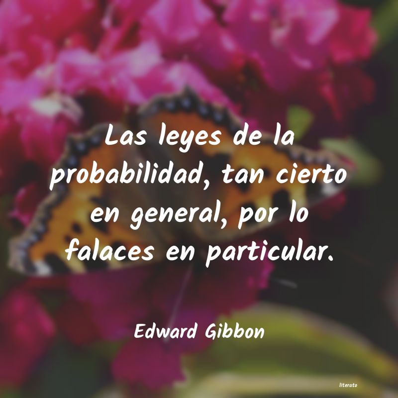 Frases de Edward Gibbon