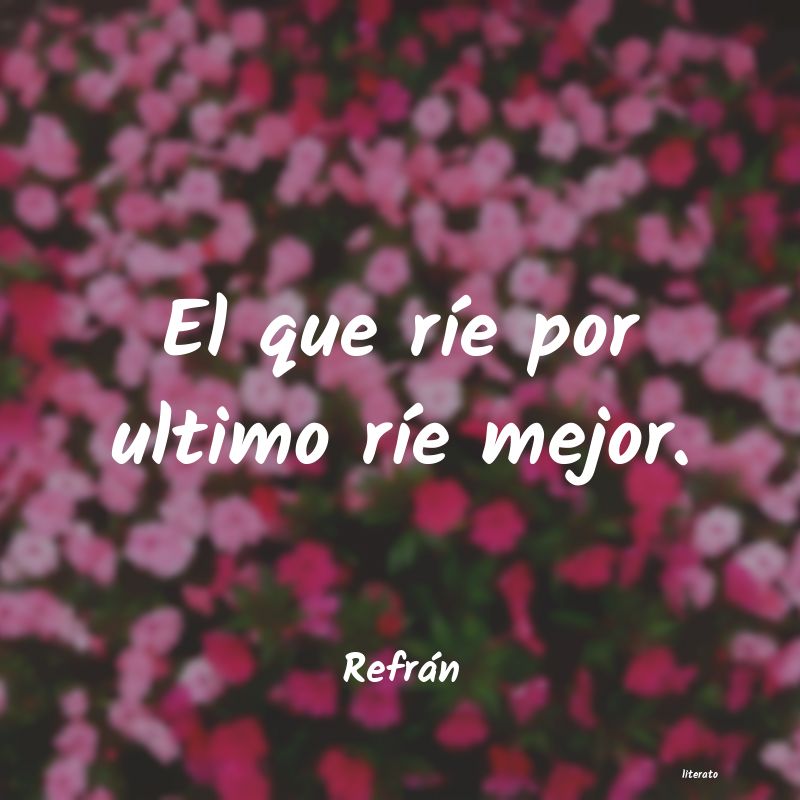 frases de Refrán