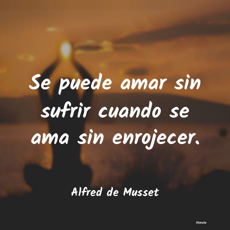 Frases de Alfred de Musset