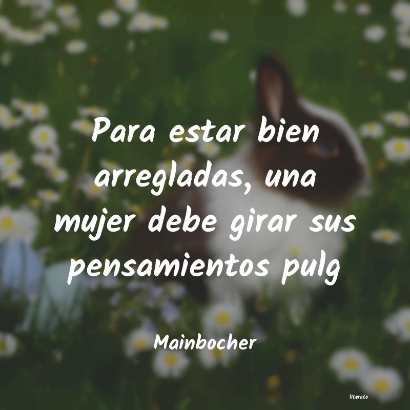 frases de Mainbocher