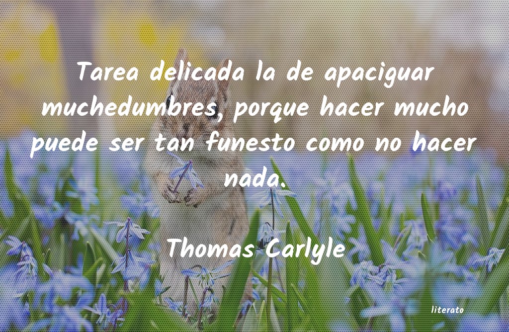 Frases de Thomas Carlyle