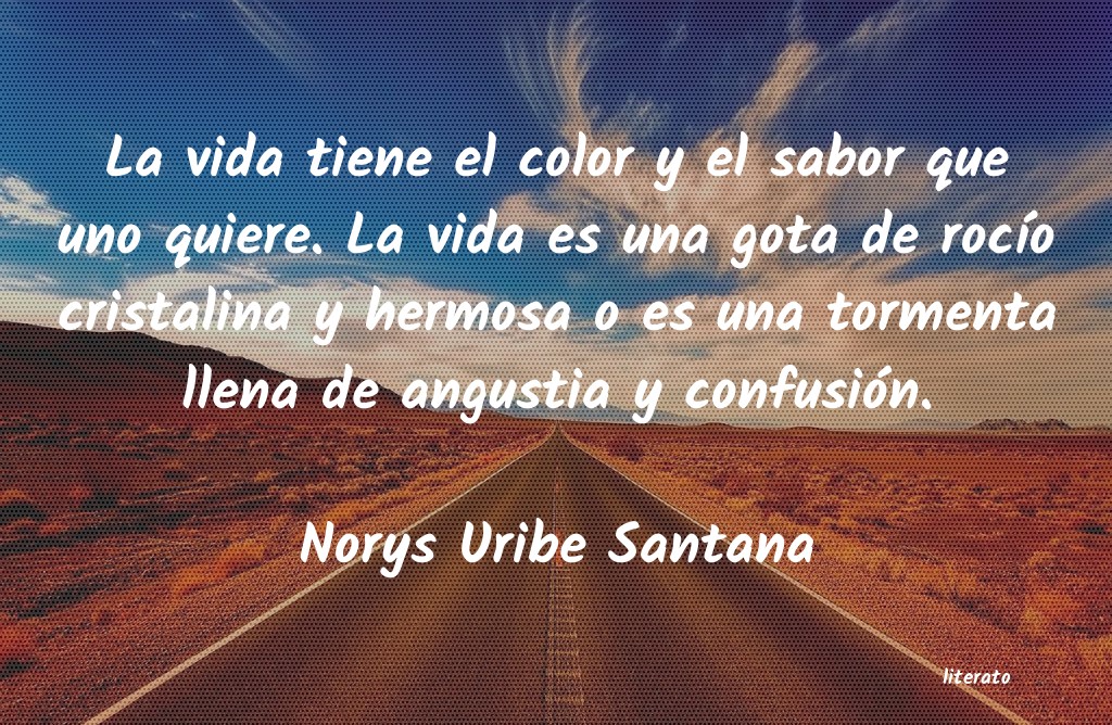 frases de Norys Uribe Santana