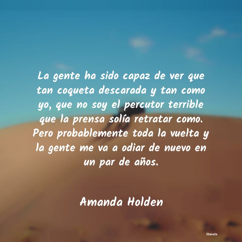 frases de Amanda Holden
