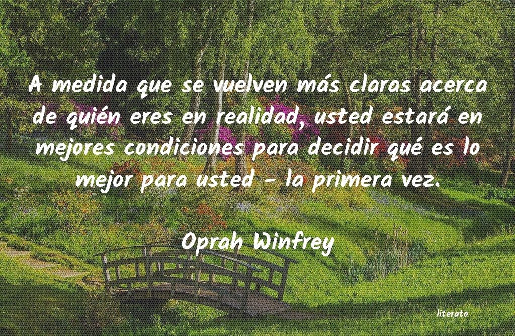 Frases de Oprah Winfrey